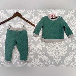 7 For All Mankind‎ Quilted 2 Piece Sweatshirt Set